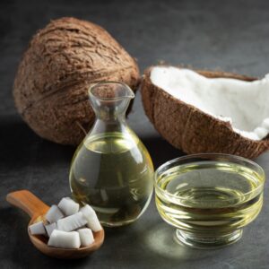 wood pressed coconut oil